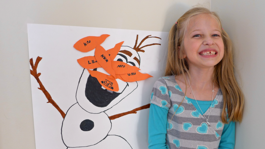 Pin the Nose on Olaf